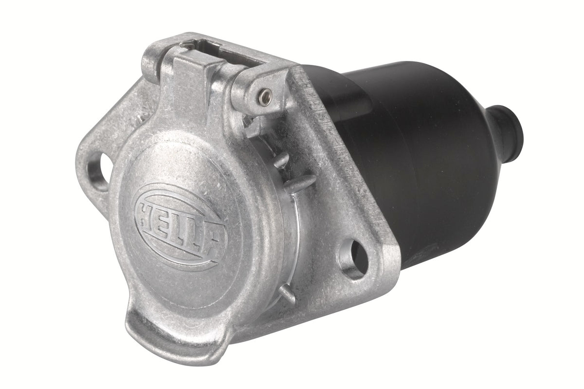HELLA Socket - 24V - 7-pin connector - Screw Connection - Plug: Screw ...