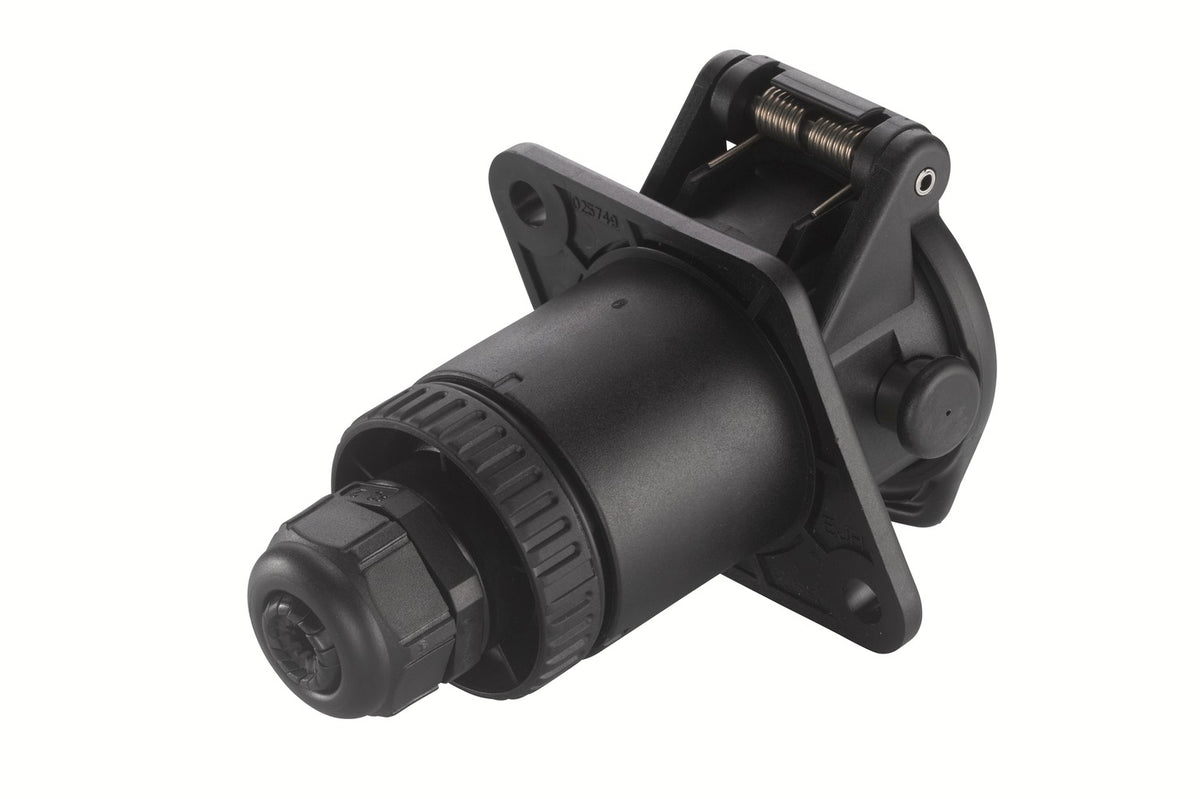 HELLA Socket - 24V - 7-pin connector - Plug: Crimp Contact - Quantity: 1 8JB007645-021