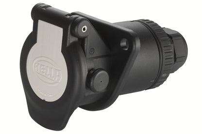 HELLA Socket - 24V - 7-pin connector - Plug: Crimp Contact - Quantity: 1 8JB007645-021