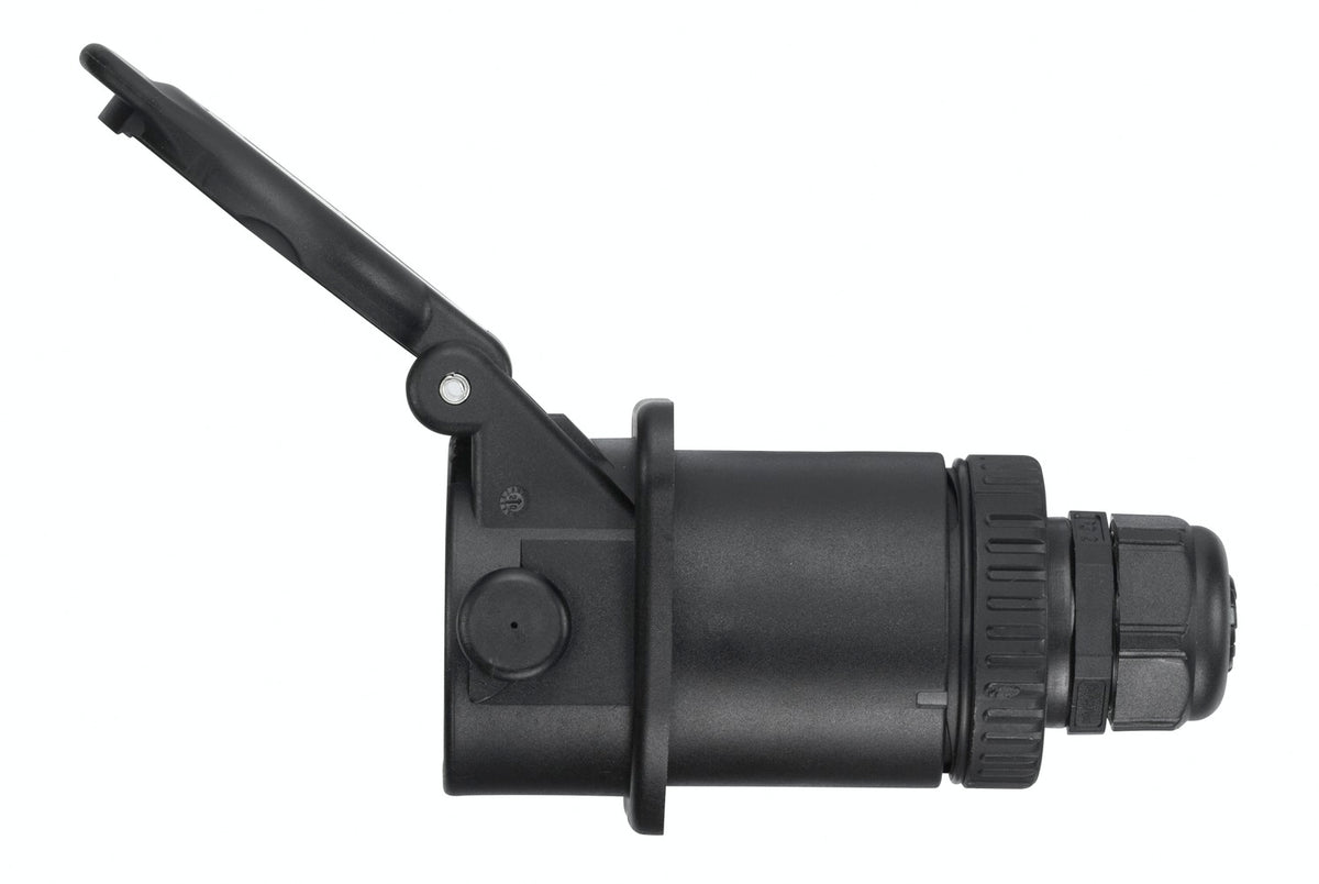 HELLA Socket - 24V - 7-pin connector - Plug: Crimp Contact - Quantity: 1 8JB007645-021
