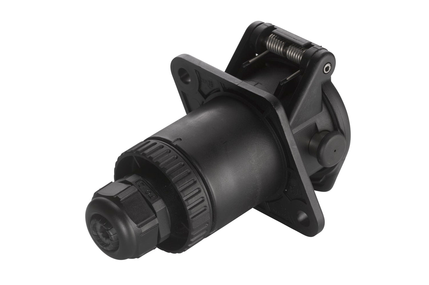 HELLA Socket - 12V - 7-pin connector - Screw Connection - Plug: Round Plug - Quantity: 8JB011895-001