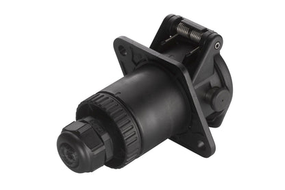 HELLA Socket - 12V - 7-pin connector - Screw Connection - Plug: Round Plug - Quantity: 8JB011895-001