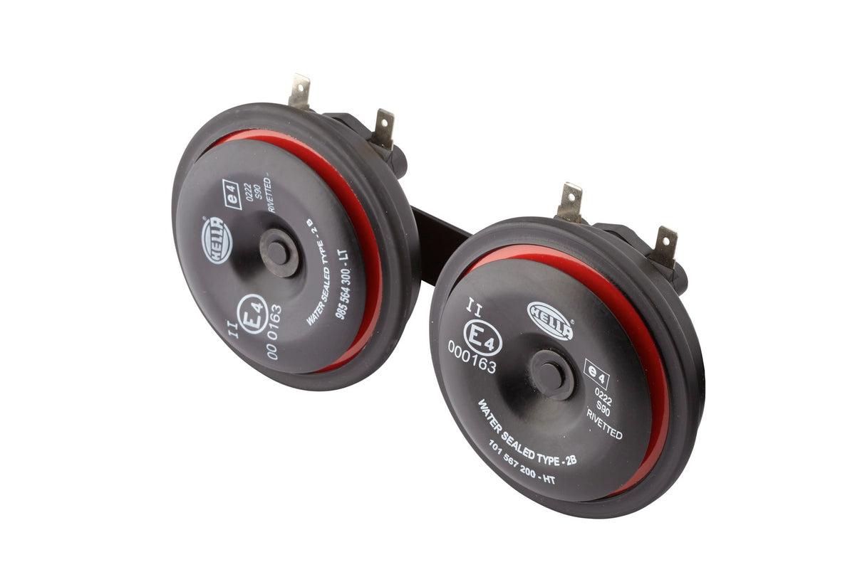 HELLA Signal Horn - HELLA STYLE HORN S90 SET - 12V - 111dB(A) - High Tone/Low Tone - Q 3AM922000-971