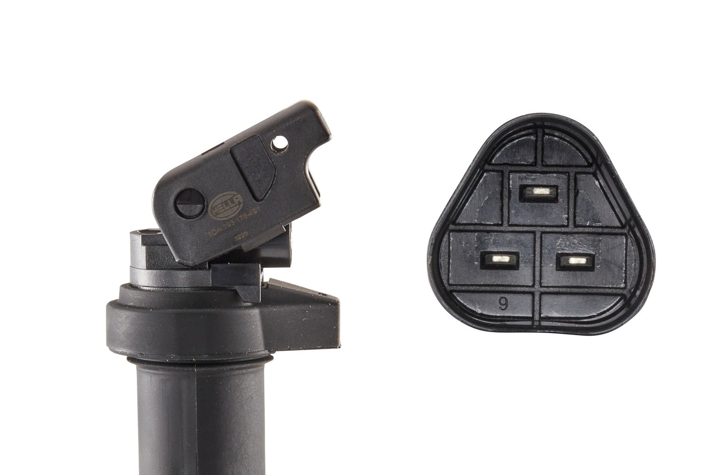 HELLA Ignition Coil - 12V - 3-pin connector - Plugged 5DA193175-491