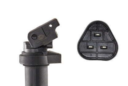 HELLA Ignition Coil - 12V - 3-pin connector - Plugged 5DA193175-491