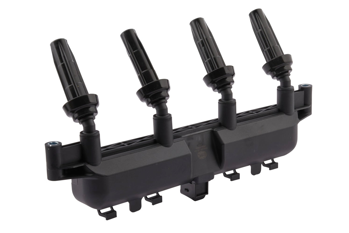 HELLA Ignition Coil - 12V - 4-pin connector - Bolted 5DA193175-431