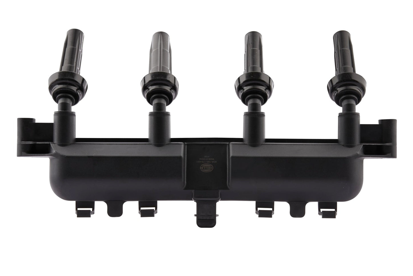 HELLA Ignition Coil - 12V - 4-pin connector - Bolted 5DA193175-431