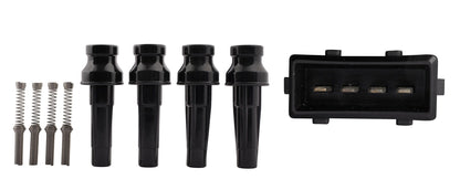 HELLA Ignition Coil - 12V - 4-pin connector - Bolted 5DA193175-451