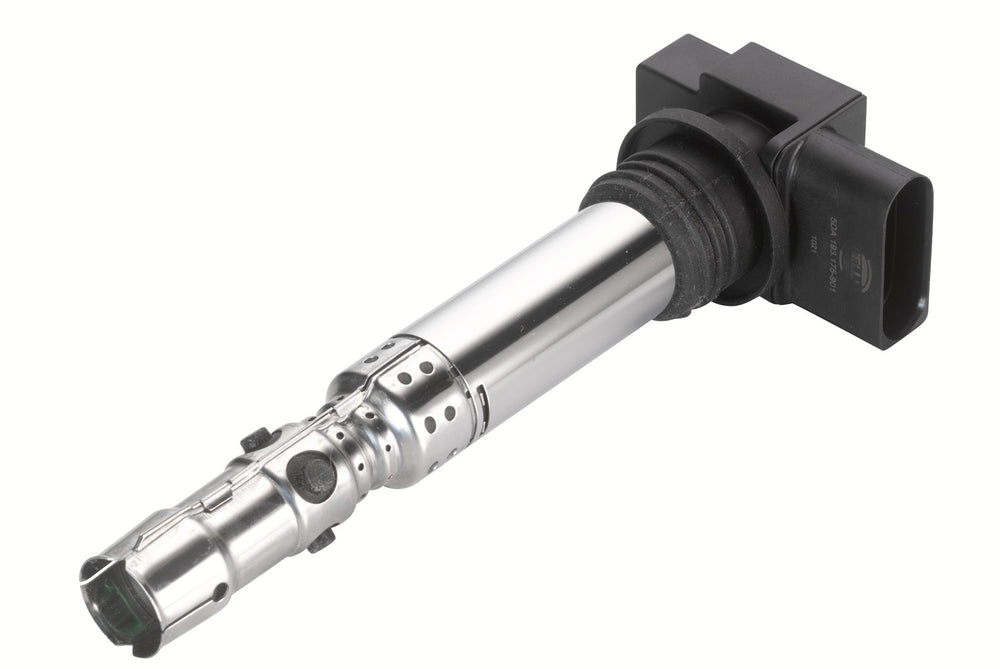 HELLA Ignition Coil - 12V - 4-pin connector - Plugged 5DA193175-901