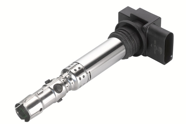 HELLA Ignition Coil - 12V - 4-pin connector - Plugged 5DA193175-901