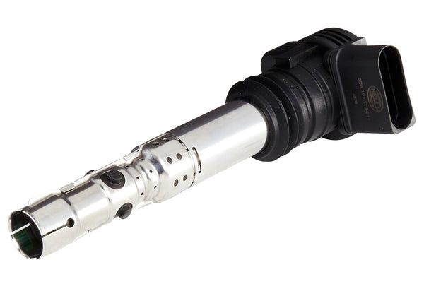 HELLA Ignition Coil - 12V - 4-pin connector - Plugged 5DA193175-911