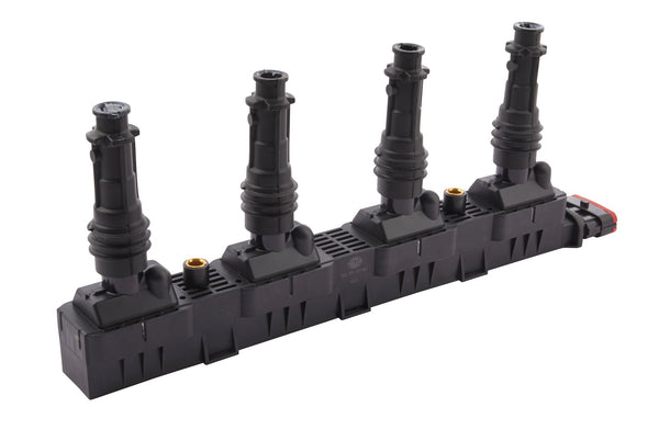 HELLA Ignition Coil - 12V - 6-pin connector - Bolted 5DA358000-201