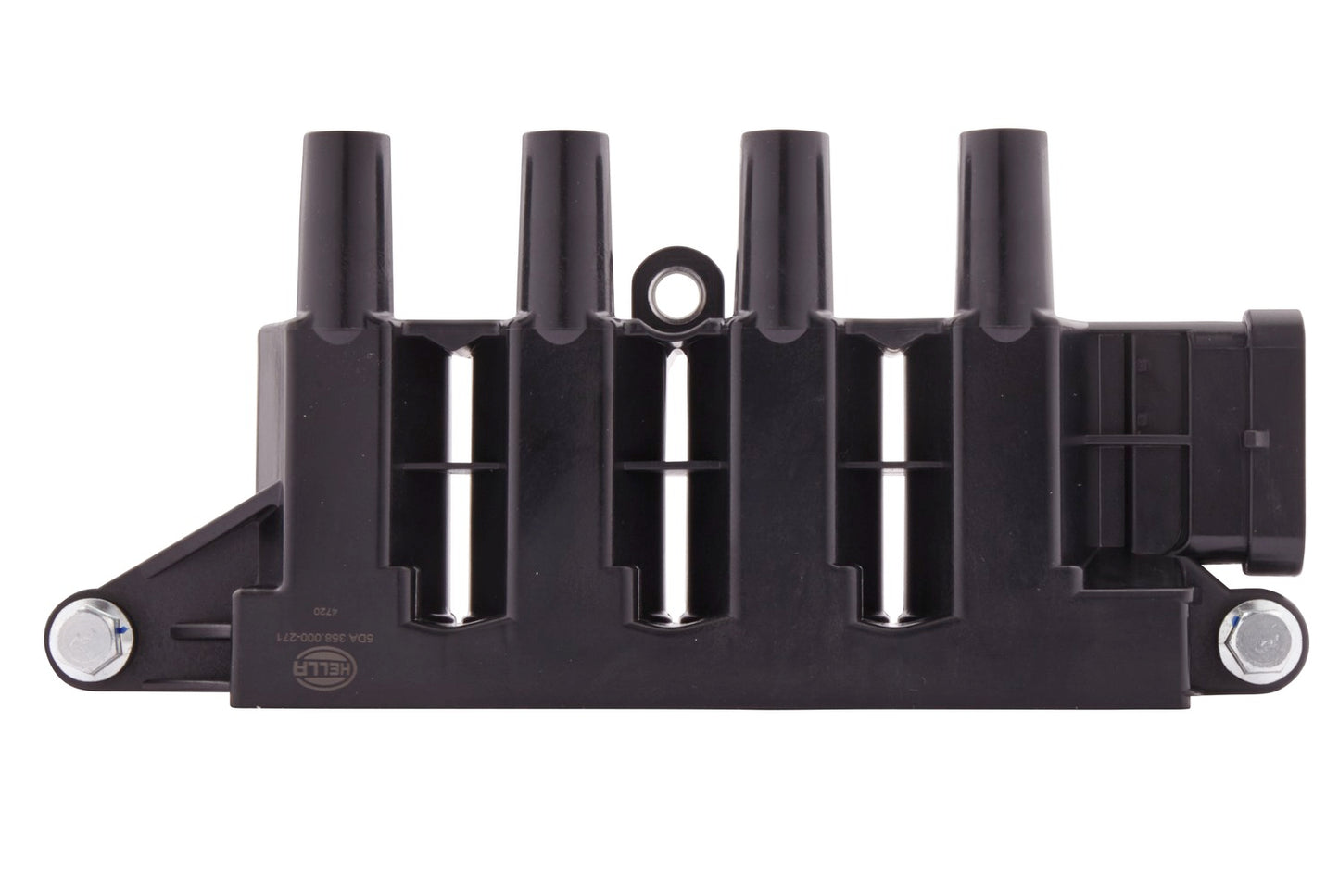 HELLA Ignition Coil - 12V - 6-pin connector - Bolted 5DA358000-271
