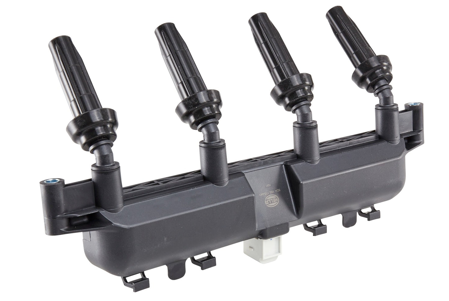 HELLA Ignition Coil - 12V - 4-pin connector - Bolted 5DA193175-441
