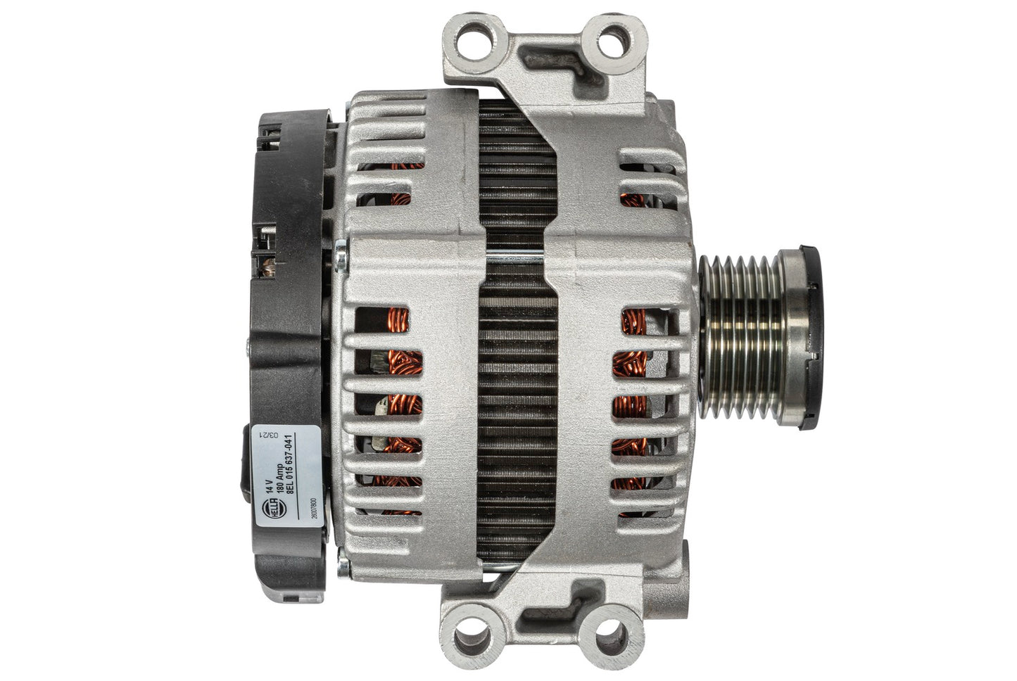 HELLA Alternator - 14V - 180A - for e.g. BMW 3 (E90) (E91) 8EL015637-041