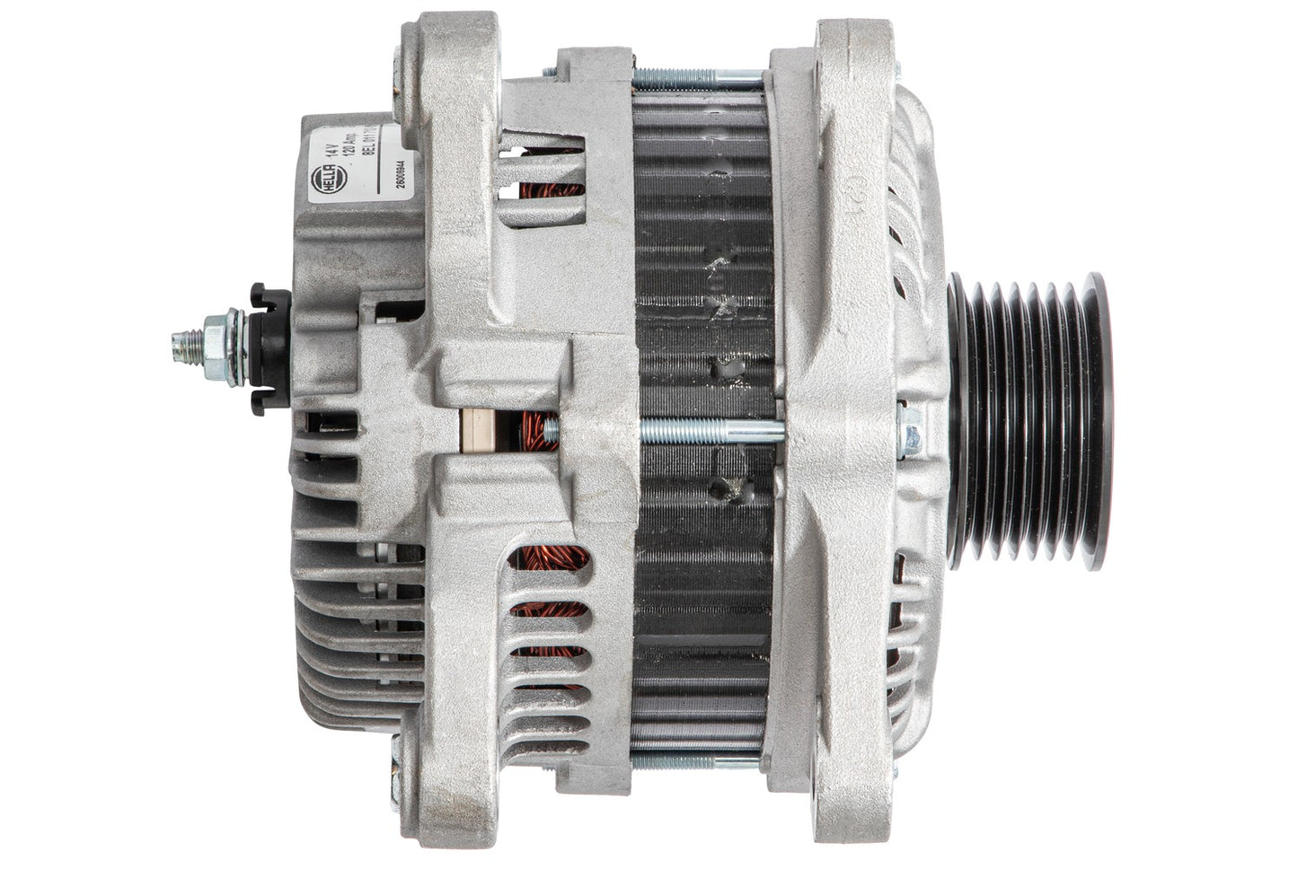 HELLA Alternator - 14V - 120A - for e.g. Nissan Qashqai I (J10, NJ10, JJ10E) 8EL011712-151
