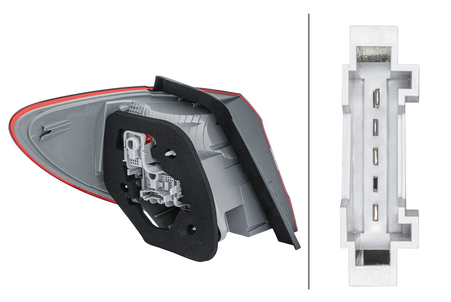 HELLA Rearlight - Hybrid - Outer section - right - for e.g. MERCEDES-BENZ B-CLASS SpTo 2SD354872-061