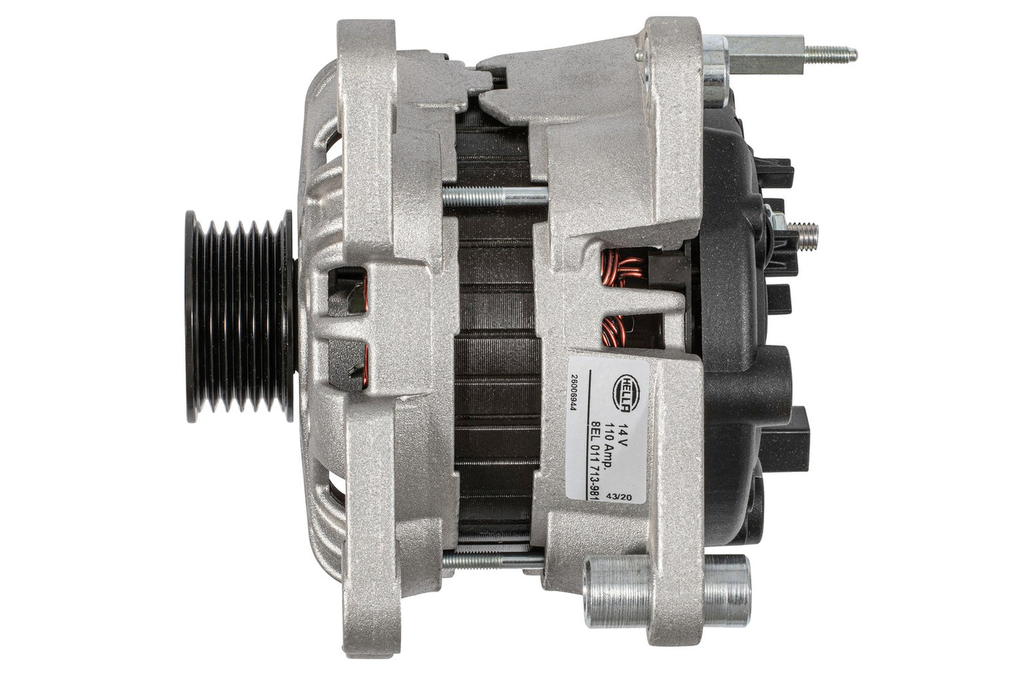 HELLA Alternator - 14V - 110A - for e.g. VW Polo (6R1, 6C1) 8EL011713-981