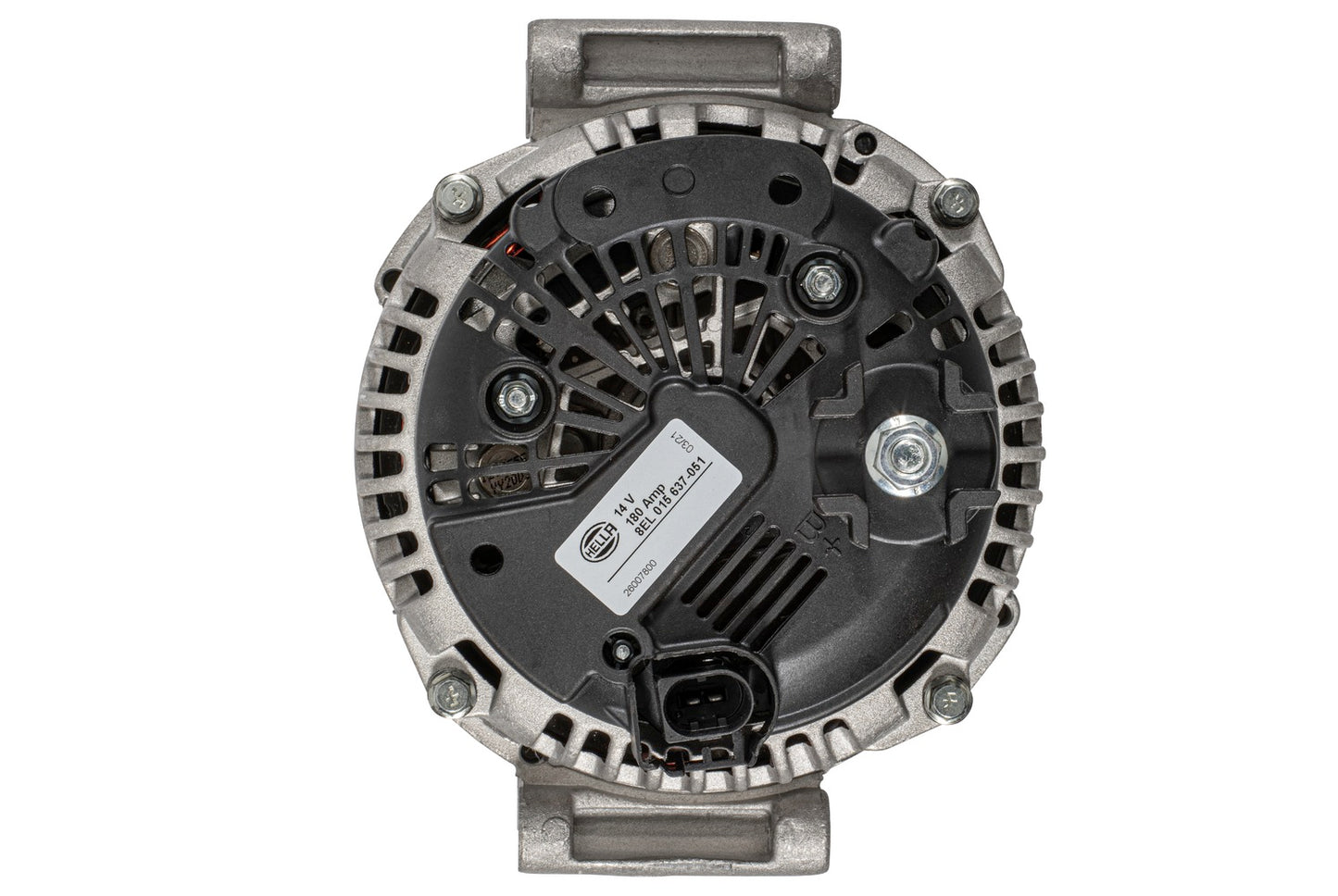 HELLA Alternator - 14V - 180A - for e.g. AUDI A6 C6 (4F2) 8EL015637-051