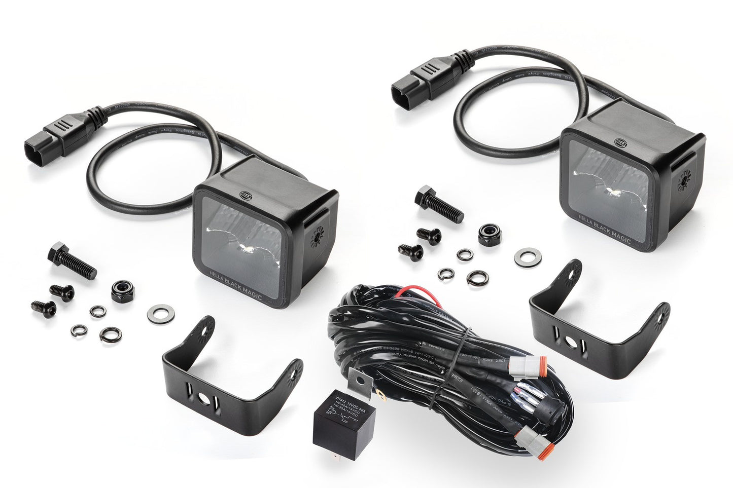 HELLA LED-Spotlight - Black Magic Edgeless Cube Kit 2.7" - 12/24V - 1400lm 1FA358176-801