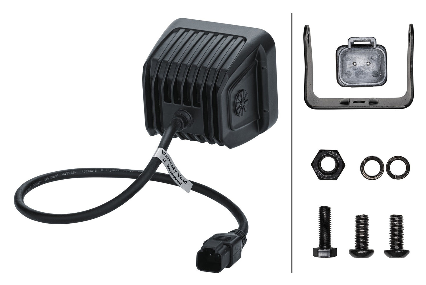 HELLA LED-Spotlight - Black Magic Edgeless Cube Kit 3.2" - 12/24V - 3000lm 1FA358176-821