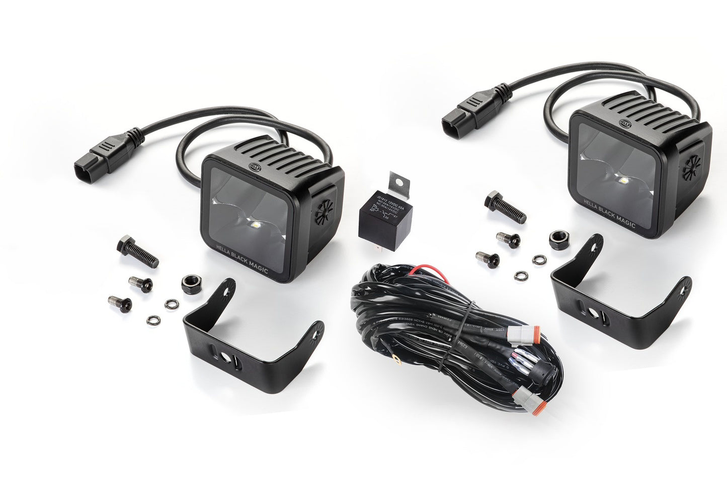 HELLA LED-Spotlight - Black Magic Edgeless Cube Kit 3.2" - 12/24V - 3000lm 1FA358176-821