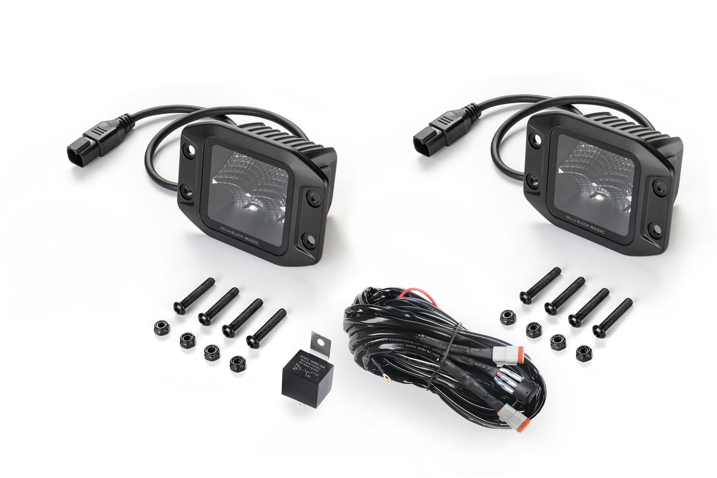 HELLA LED-Spotlight - Black Magic Edgeless Cube Kit 3.2" - 12/24V - 3000lm 1FA358176-831