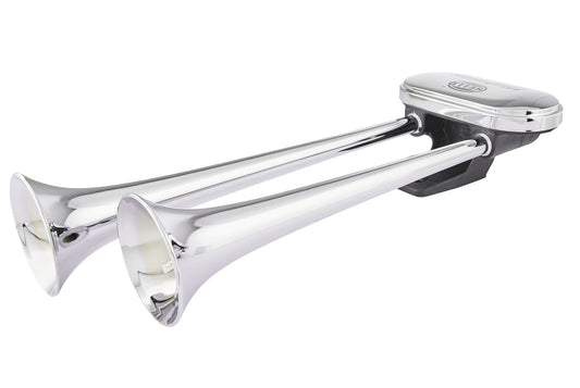 HELLA Trumpet Horn CA34 - 24V - 115dB(A) - Low Tone/High Tone - Quantity: 1 3PB005411-001