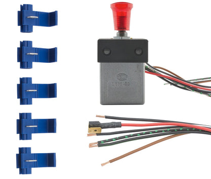 HELLA Hazard Warning Light Switch - Pull Actuation - 12V 6HD002535-031