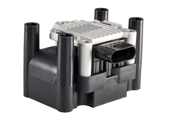 HELLA Ignition Coil - 12V - 4-pin connector - Bolted 5DA358000-171