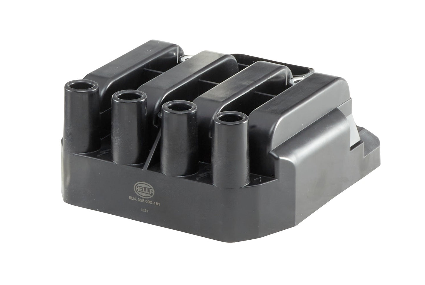 HELLA Ignition Coil - 12V - 6-pin connector - Bolted 5DA358000-181