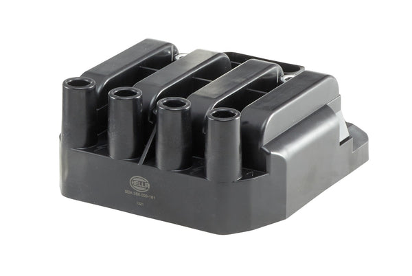 HELLA Ignition Coil - 12V - 6-pin connector - Bolted 5DA358000-181