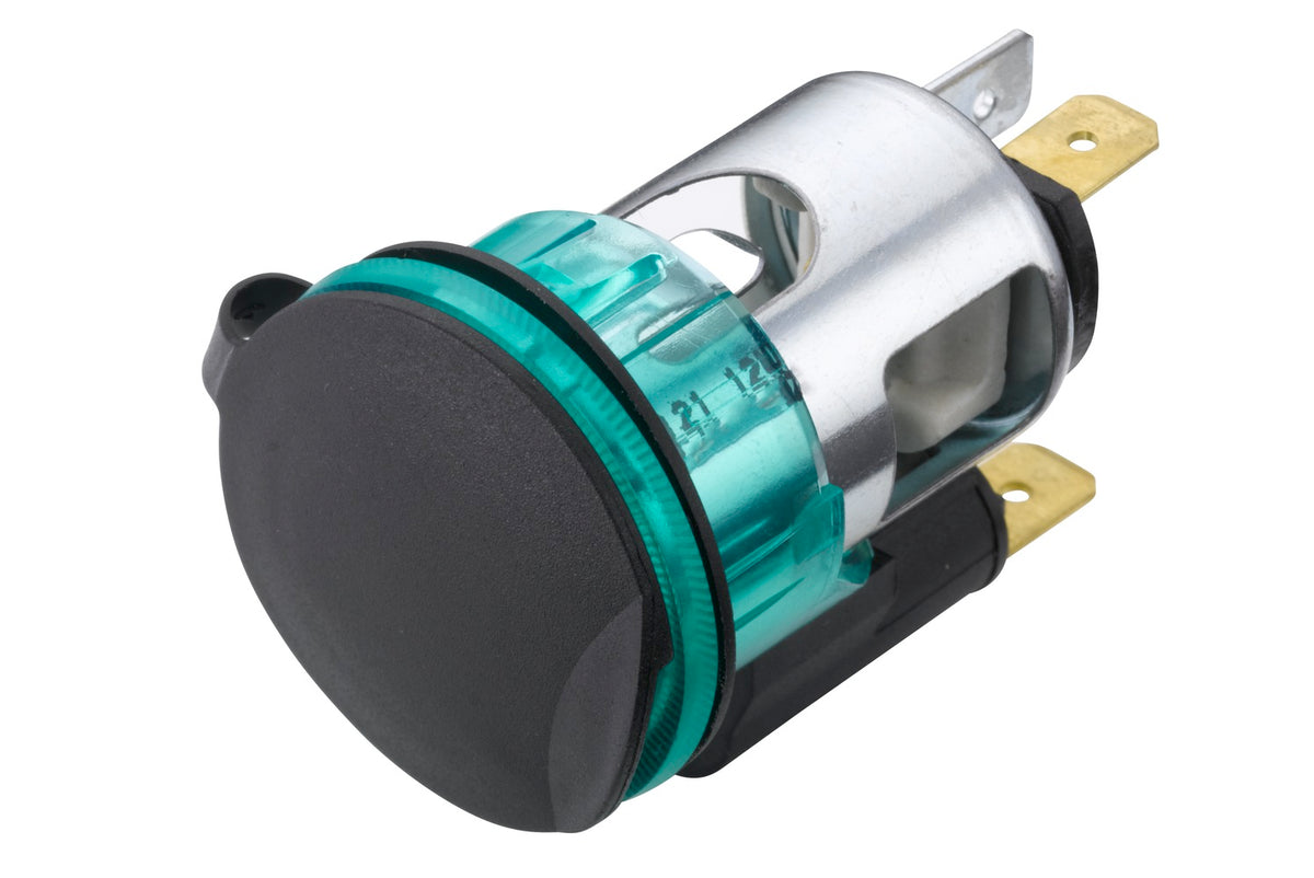 HELLA Socket - 12V - 2-pin connector - Fitting - Plug: Blade Terminal ...