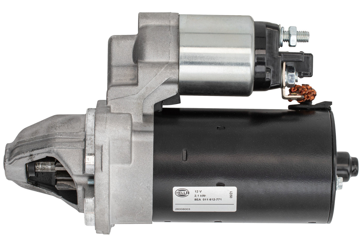 HELLA Starter - 12V - 1.7kW - for e.g. BMW 4 Coupe 8EA011612-771