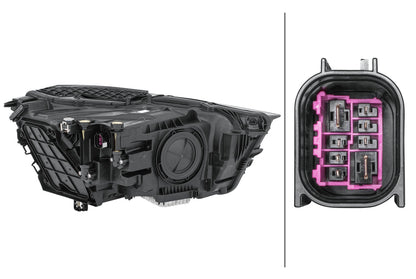 HELLA Hybrid/Bulb-Headlight - left - for e.g. AUDI Q3 (F3B, F3N) 1LX354870-031