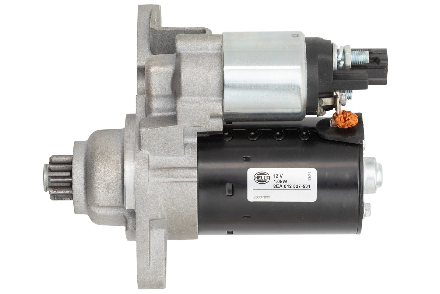 HELLA Starter - 12V - 1kW - for e.g. VW Polo (9N_) 8EA012527-531