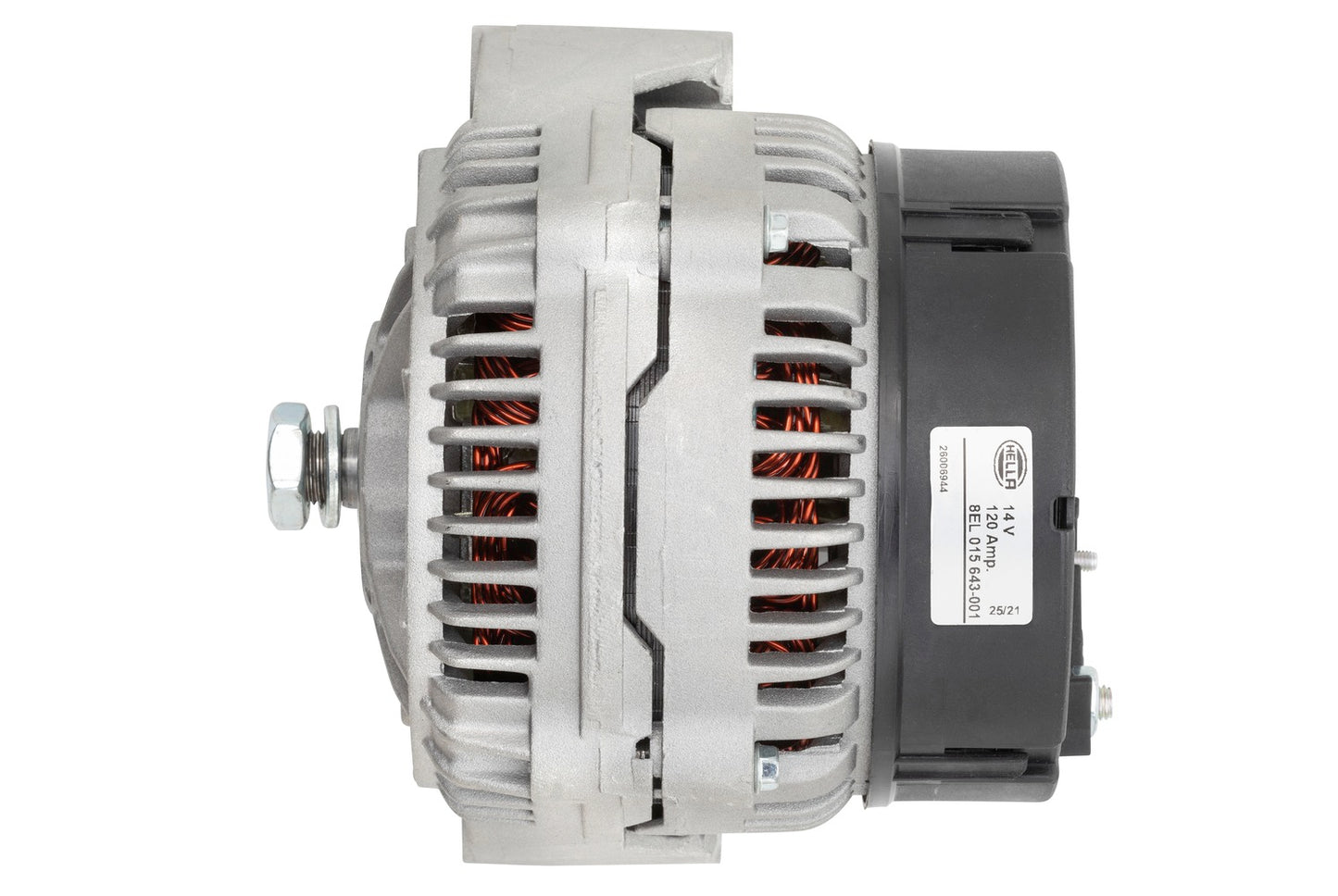 HELLA Alternator - 14V - 120A - for e.g. JOHN DEERE Series 6010 6310, 6310SE 8EL015643-001