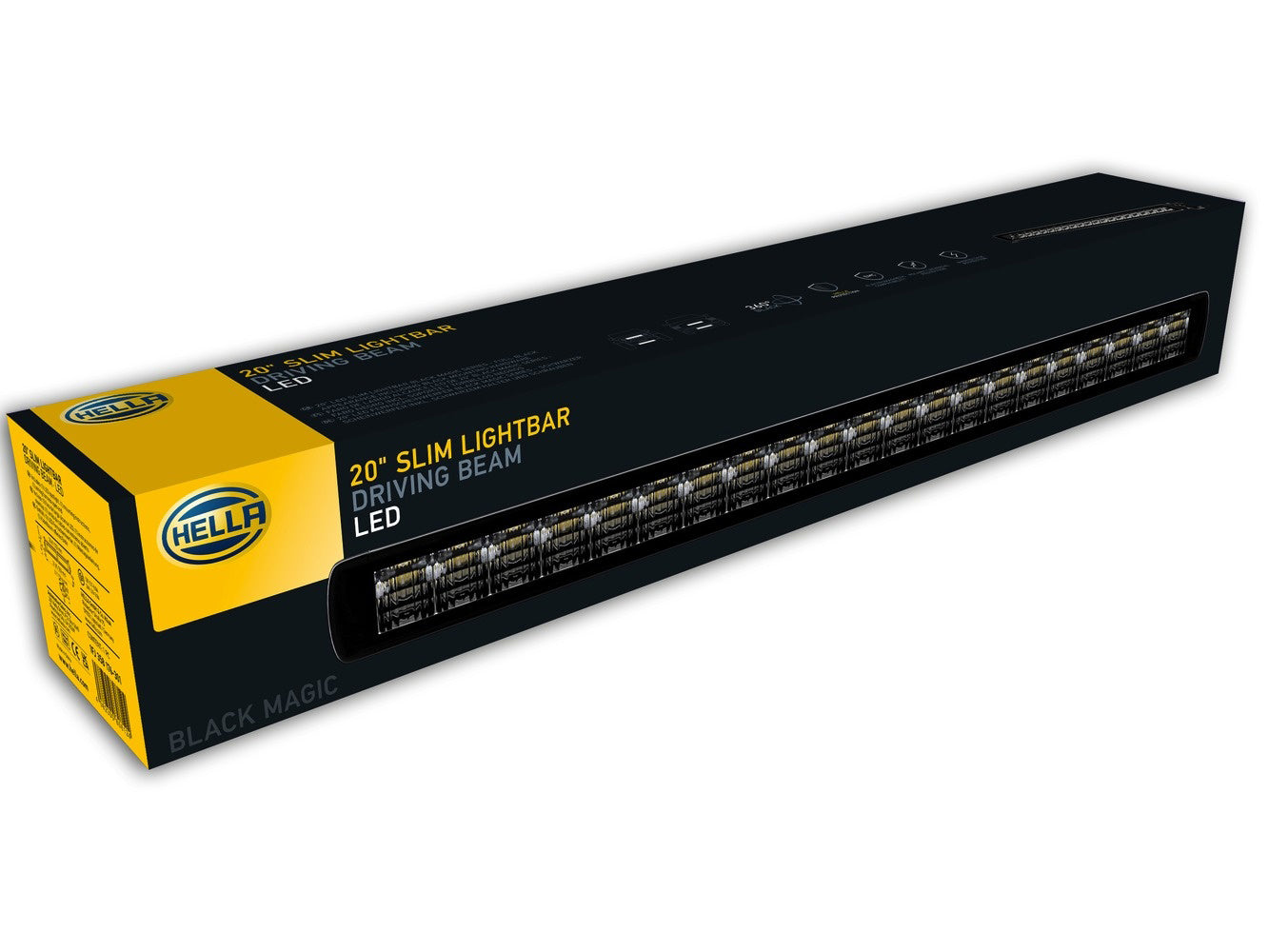 HELLA LED-Lightbar - Black Magic Edgeless Lightbar 20" - 12/24V - 6000lm 1FJ358176-301