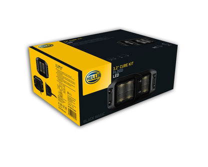 HELLA LED-Spotlight - Black Magic Edgeless Cube Kit 3.2" - 12/24V - 3000lm 1FA358176-831