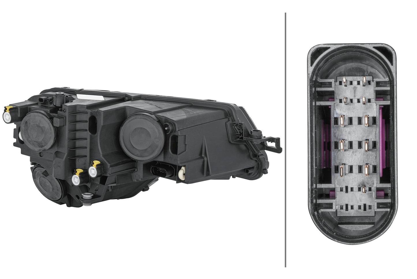 HELLA Hybrid-Headlight - left - for e.g. SKODA KAROQ (NU7, ND7) 1EG354855-051