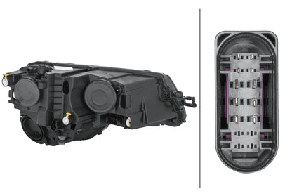 HELLA Hybrid-Headlight - left - for e.g. SKODA KAROQ (NU7, ND7) 1EG354855-091