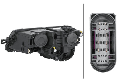 HELLA Hybrid-Headlight - right - for e.g. SKODA KAROQ (NU7, ND7) 1EG354855-101