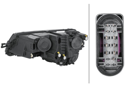 HELLA Hybrid-Headlight - right - for e.g. SKODA KAROQ (NU7, ND7) 1LG354855-081
