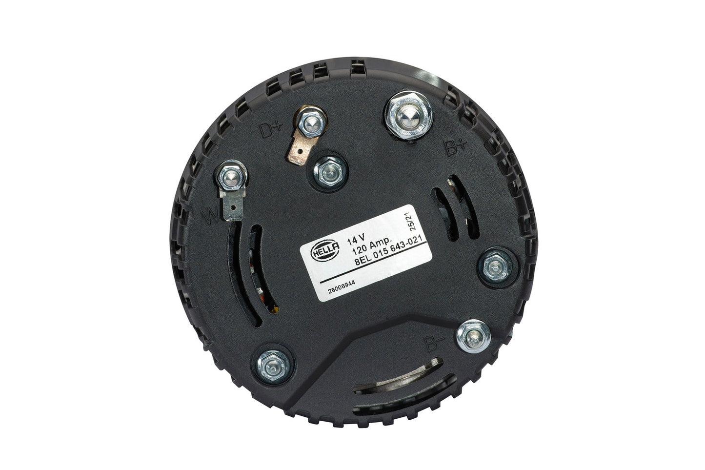 HELLA Alternator - 14V - 120A - for e.g. Valtra / Fendt 8EL015643-021