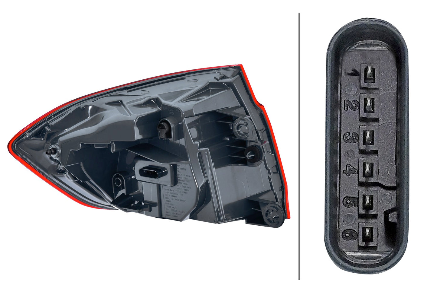 HELLA Rearlight - LED - Outer section - right - for e.g. BMW 3 (F30, F80) 2SD012147-321