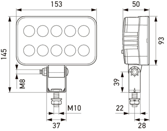 HELLA VALUEFIT LED-Worklight Master - 12/24V 1GA357060-001