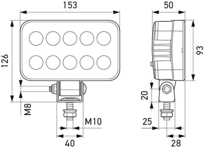 HELLA VALUEFIT LED-Worklight Master - 12/24V 1GA357877-001