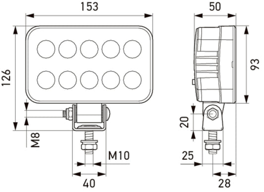 HELLA VALUEFIT LED-Worklight Master - 12/24V 1GA357877-001