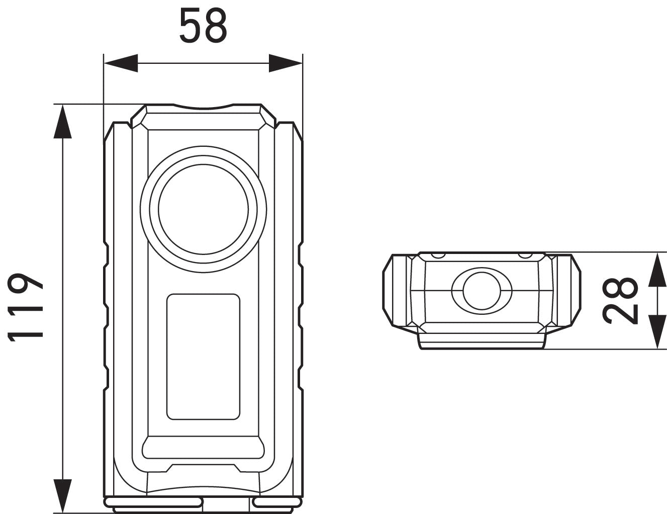 HELLA LED-Hand lamp UP500 - 3.7V 2XM359002-201