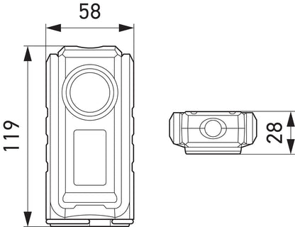 HELLA LED-Hand lamp UP500 - 3.7V 2XM359002-201